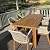 PURPLE LEAF 7 Pieces Patio Dining Set Aluminum Rectangular Table and Rattan Arm Chairs with Cushions for Kitchen Porch Garden Modern Outdoor Furniture Sets