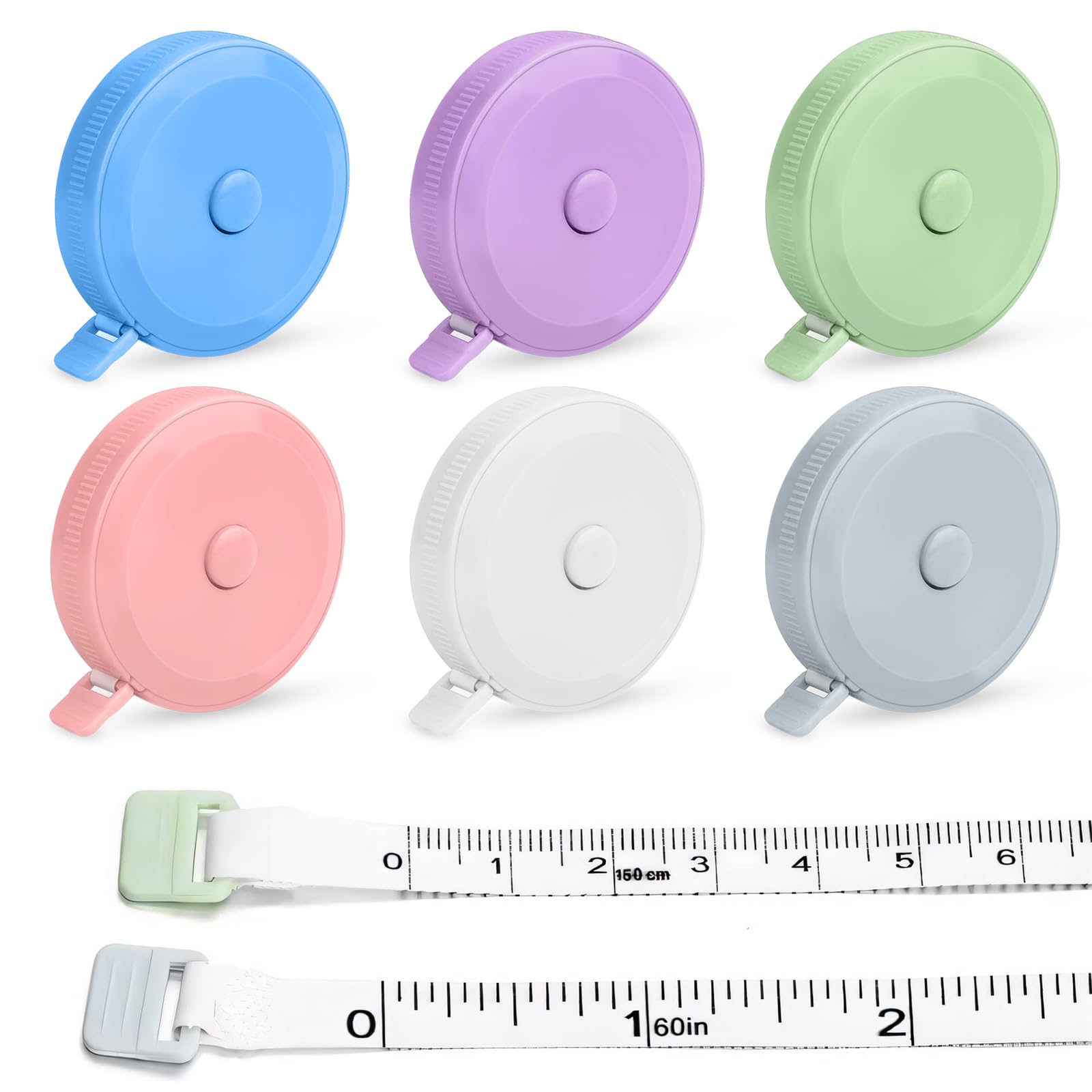 6Pcs Tape Measure Body 60 Inch