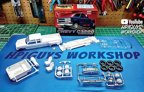 Miniatura 6 de AMT 1996 Chevrolet C-3500 Dually Pickup Easy Build New Tooling Kit de modelo a escala 125
