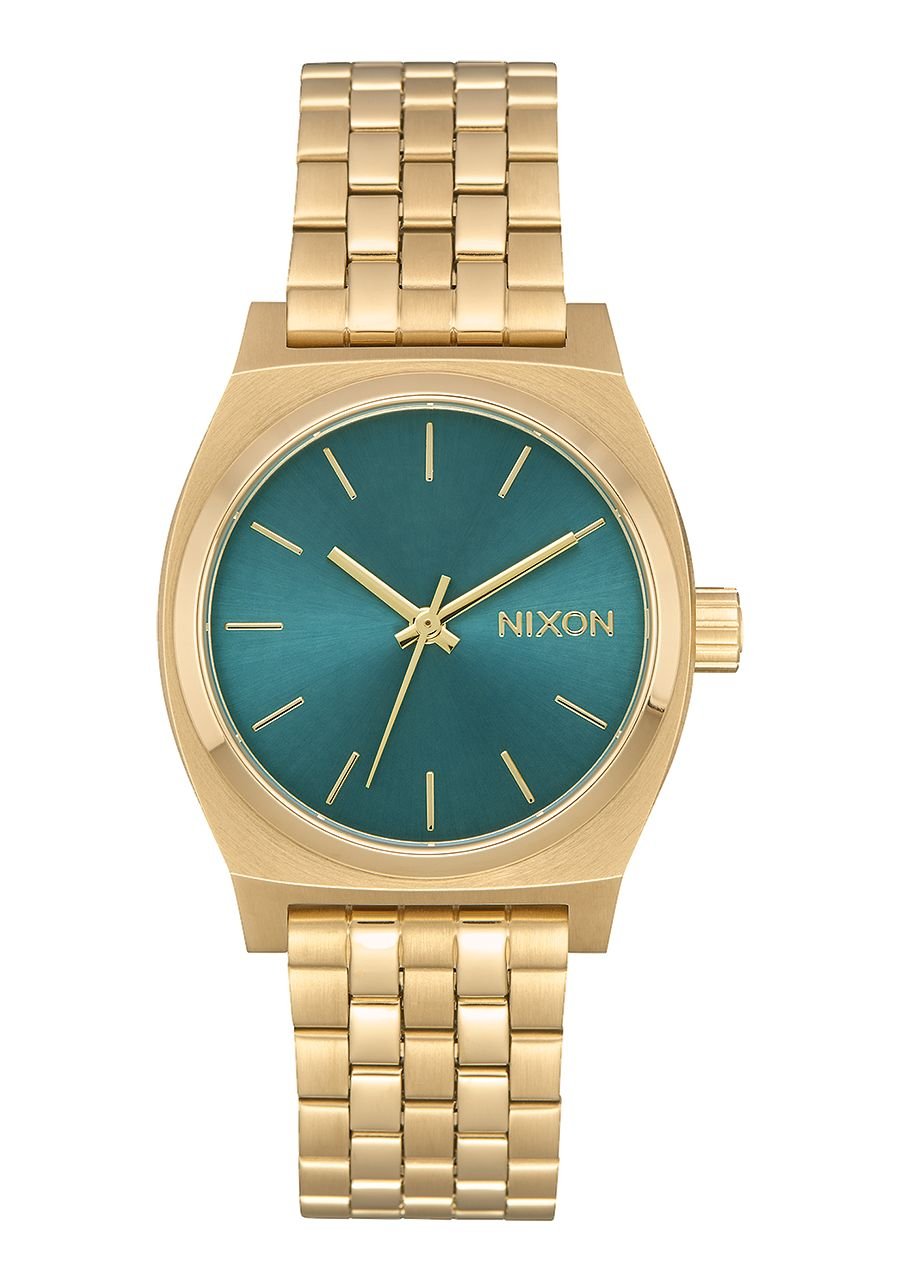 Nixon Medium Time Teller -Fall 2017- Light Gold/Turquoise