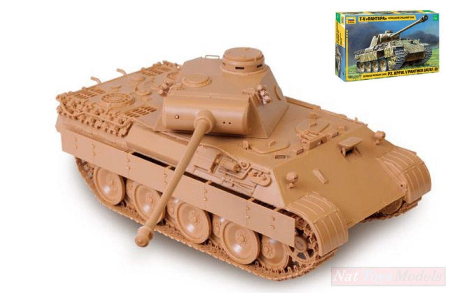 KIT DA MONTARE IN SCALA COMPATIBILE CON PANTHER AUSF.D KIT 1:35 ZVEZDA Z3678