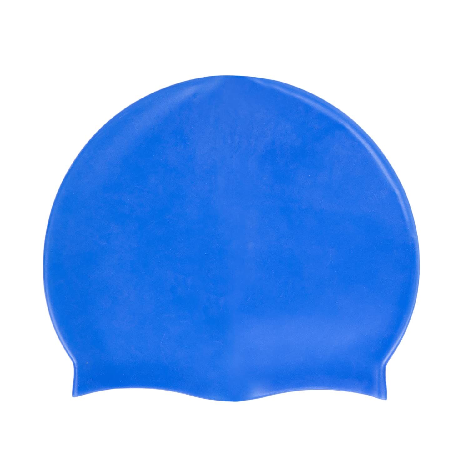 Hipkoo Sports Non-Slip Highly Durable Silicon Swimming Cap for Long & Short Hair | Cover Head to Keep Hair Dry, Waterproof Swim Caps, Anti-Slip Comfortable High Elasticity - Blue (Pack of 1) (B0C14DFXSG) Amazon Price History, Amazon Price Tracker