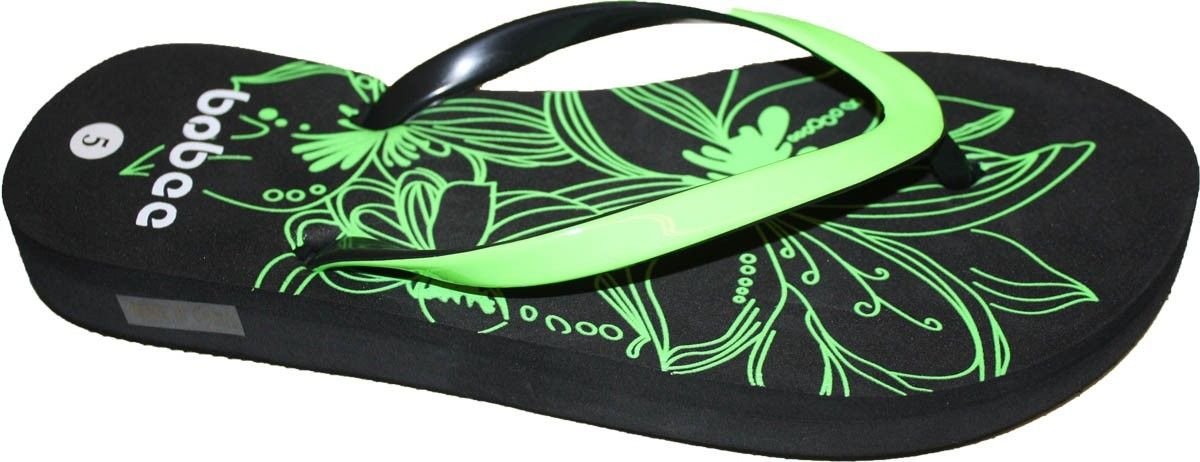 Dona Michi Leather Womens Sandal Flat Beach Flip Flops Flower Print with Neon Color Straps Style