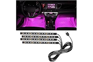 Pink Million Dreams in Your Car with BELOMI LED Strip Light