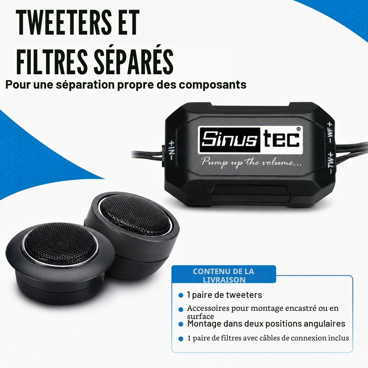 Sinustec ST-165 Enceintes Système 2 Voies [16 cm]
