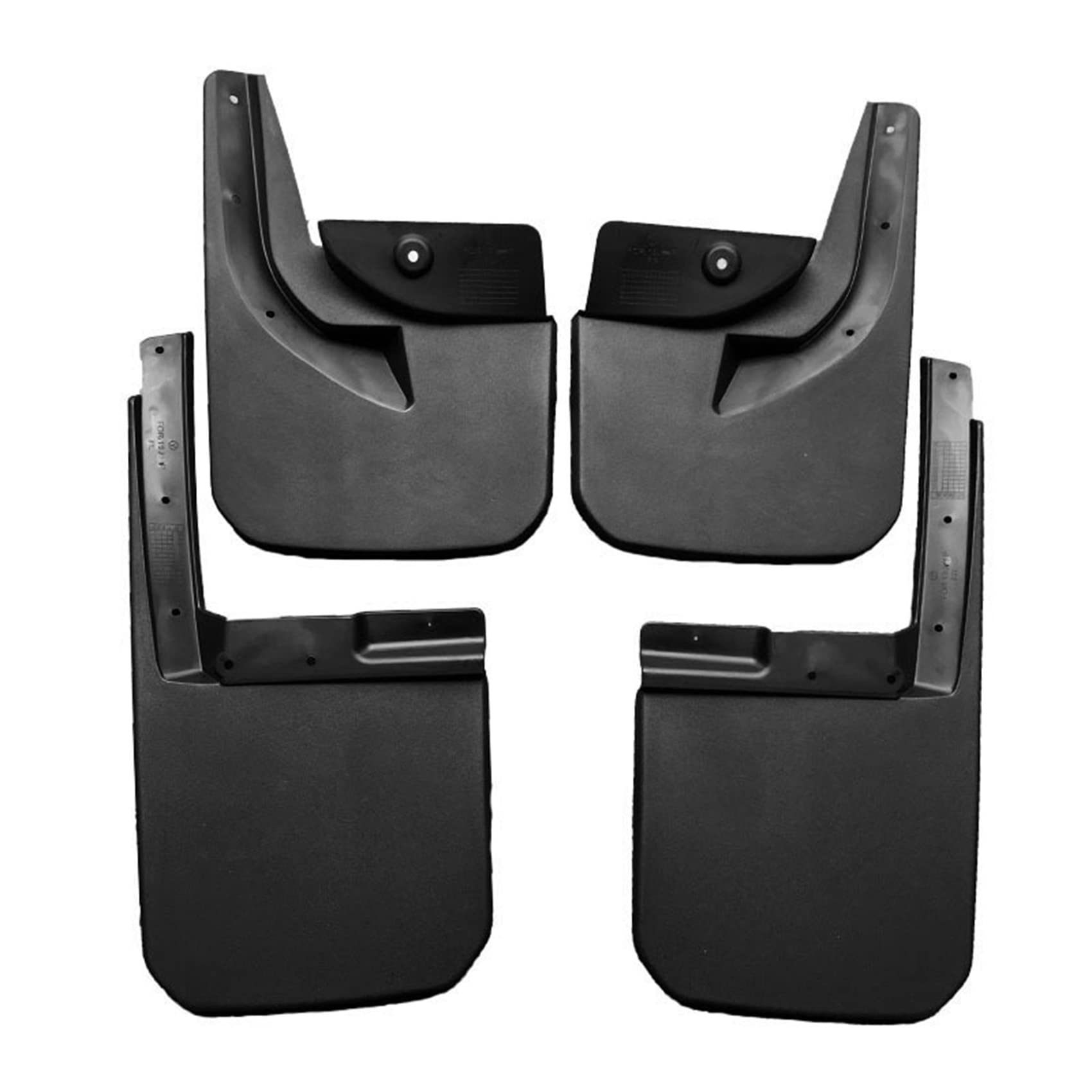 4 Pezzi Set Parafango Auto Paraspruzzi Compatibile per Je-ep Wrangler JL four-door 2018-2021 Accessori Anteriore Posteriore Sinistro Destro Parafanghi Kit Protezione Con Viti Di Fissaggio