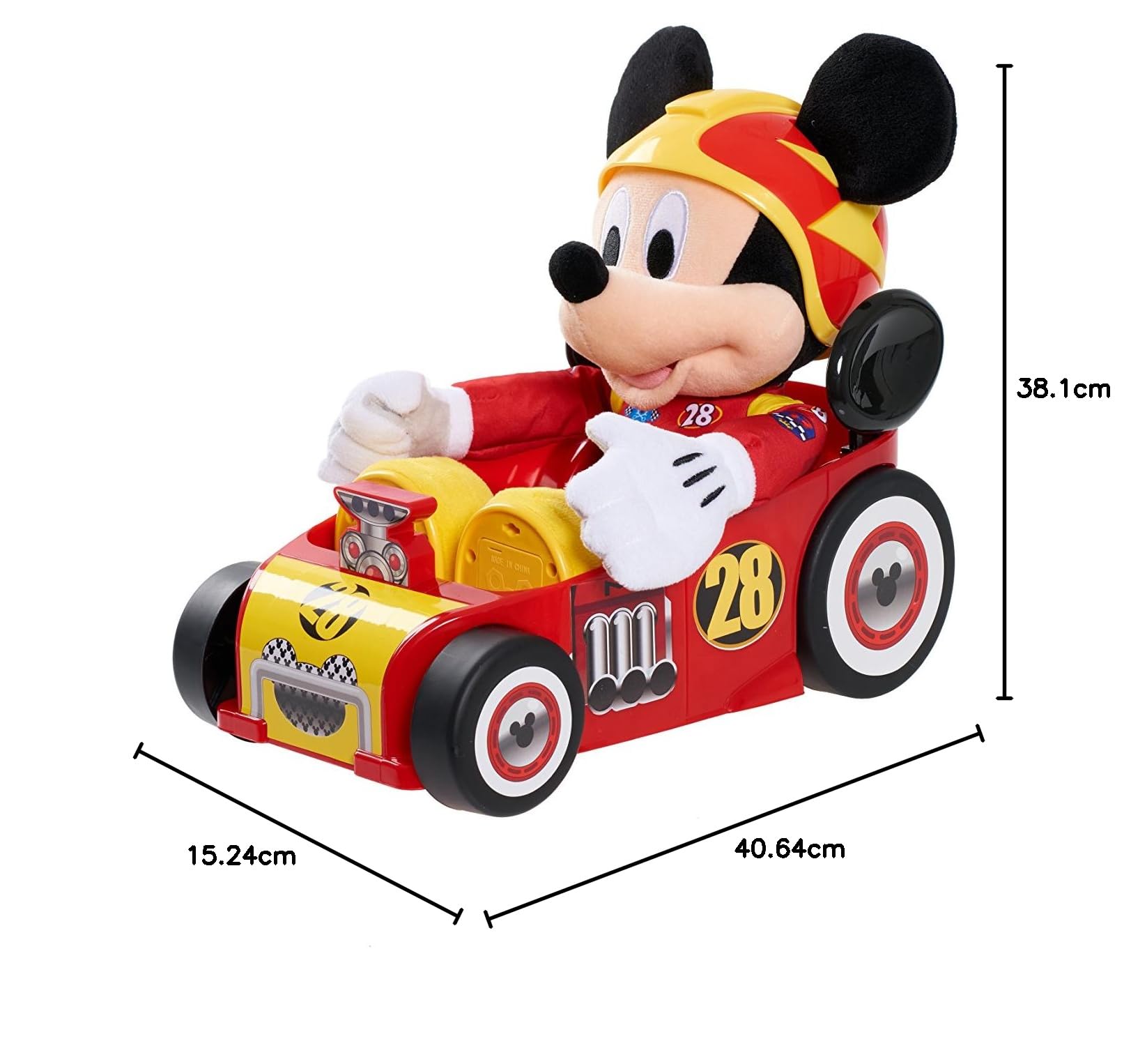 MICKEY ROADSTERS 11146 Mickey & The Roadster Racers Racing Plush