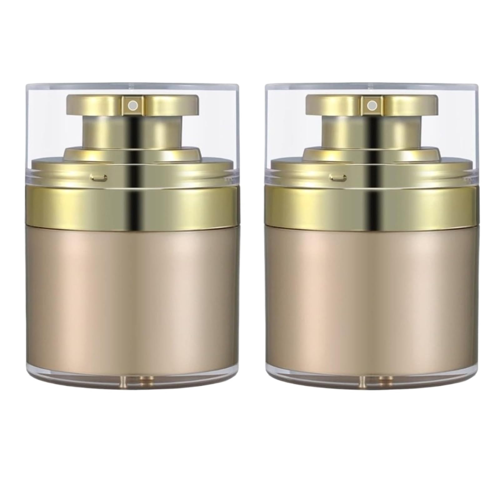 SKPVPOKOYL 2pcs 30/50/100g Bottle Protable Travel Size Empty Container For Cream Lotion Toiletry(2PCS_100ML)