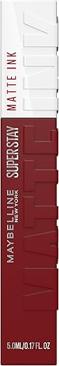 Maybelline New York Lipstick, Super Stay Matte Ink, Liquid, Matte and Long Lasting, No. 50 Voyager, 5 ml.