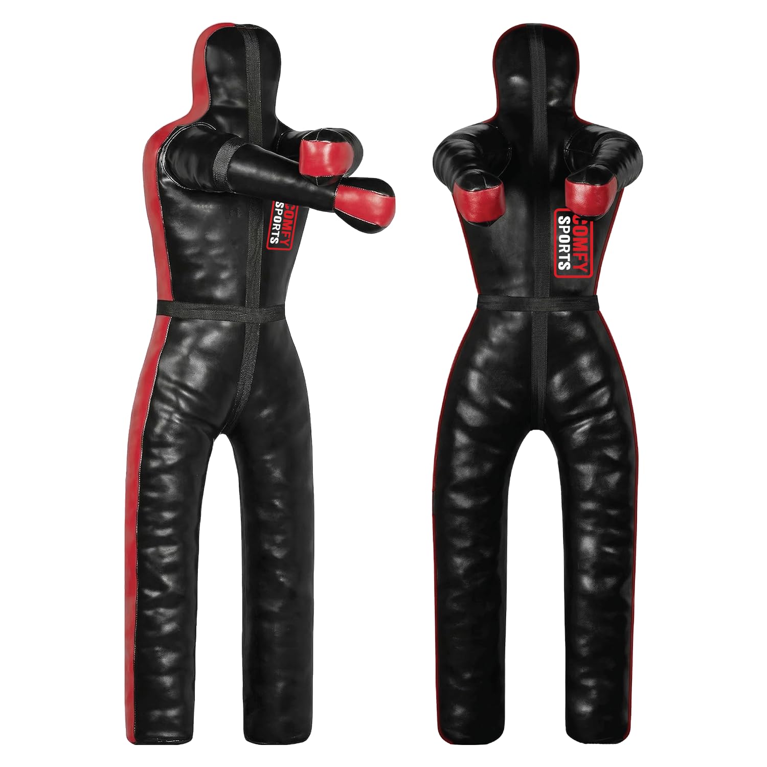 Adult Grip Dummy BJJ Judo Wrestling Standing Position Brazilian Jiu Jitsu MMA Sparring Self Defense Training Unfilled 145cm 170cm Black