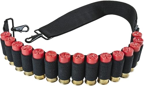 Trinity Bandolier tradicional de 2 puntos se adapta a HR 1871 Pardner Pump Home Defense Accesorio táctico Caza Bolsa de munición Molle Carry