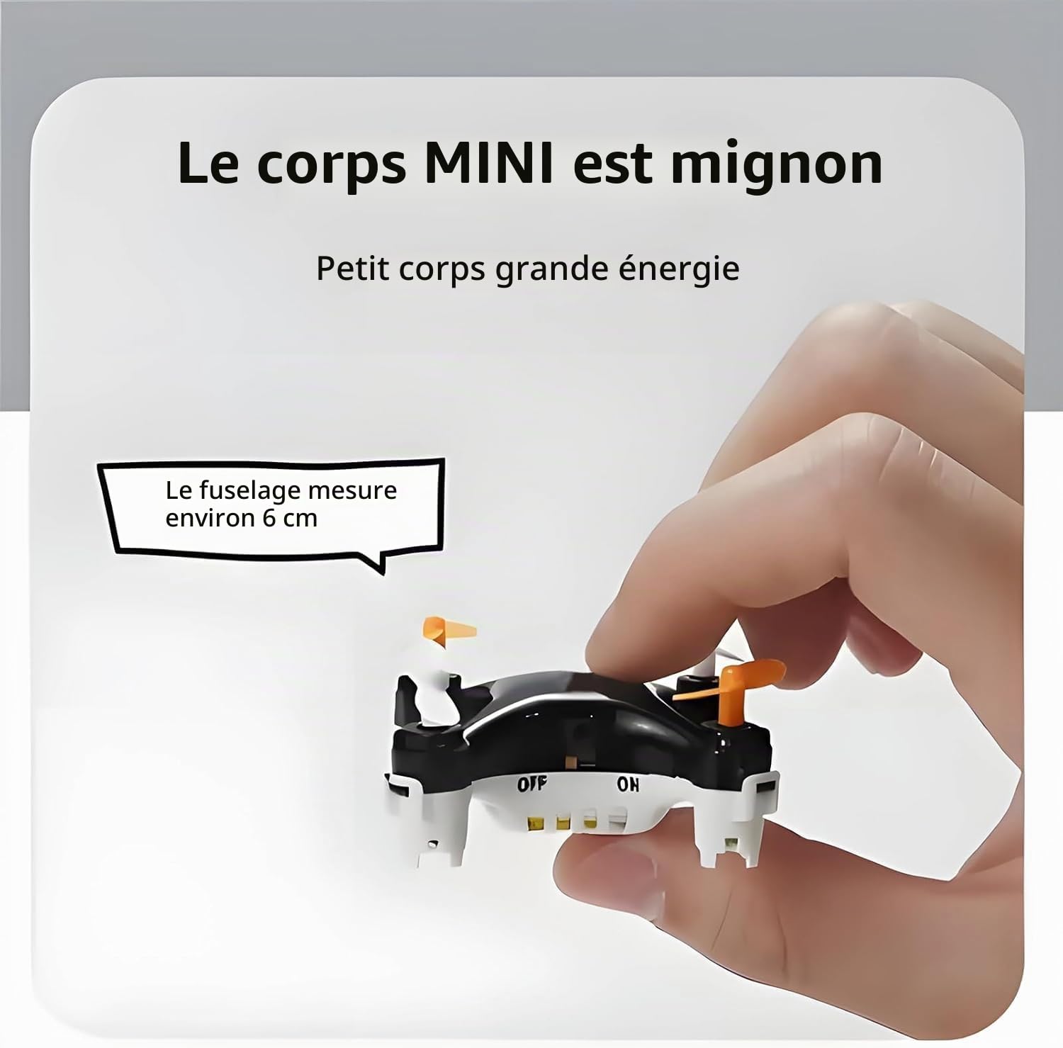 Mini Drone LED, Drone Mini Tous Âges avec Vols Acrobatiques Faciles, Trucs 360°, Parfait pour Débutants, Maintien d'Altitude LED et Protection des Hélices pour Intérieur/Extérieur (Blue)