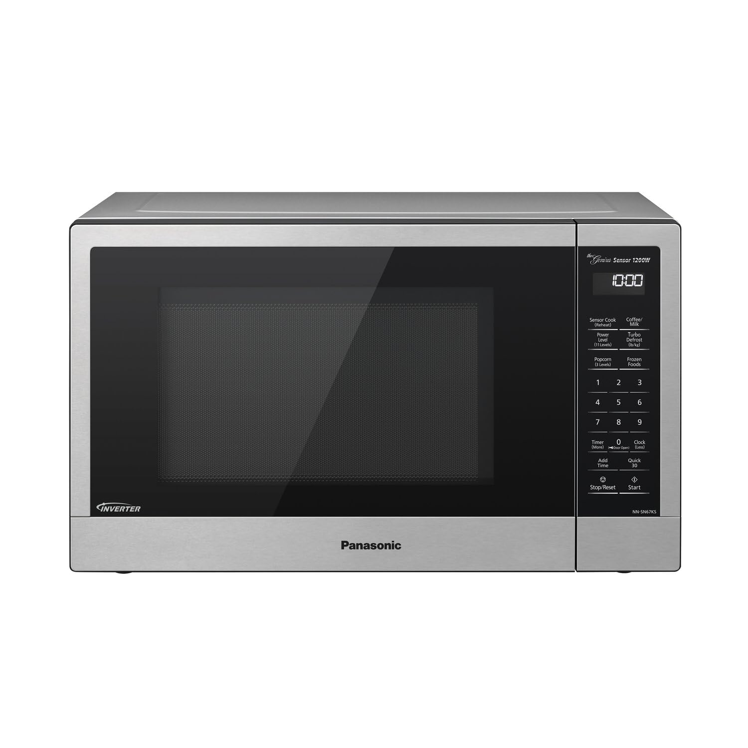 Panasonic NN-SN67K Microwave Oven, 1.2 cu.ft, Stainless Steel/Silver