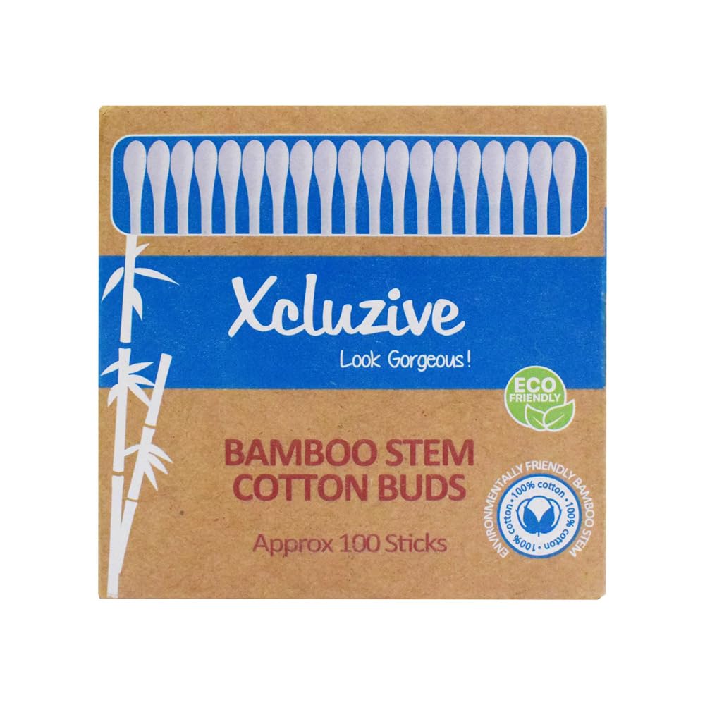 Xcluzive X/Z Bamboo Stem Ear Buds - 100 Pcs