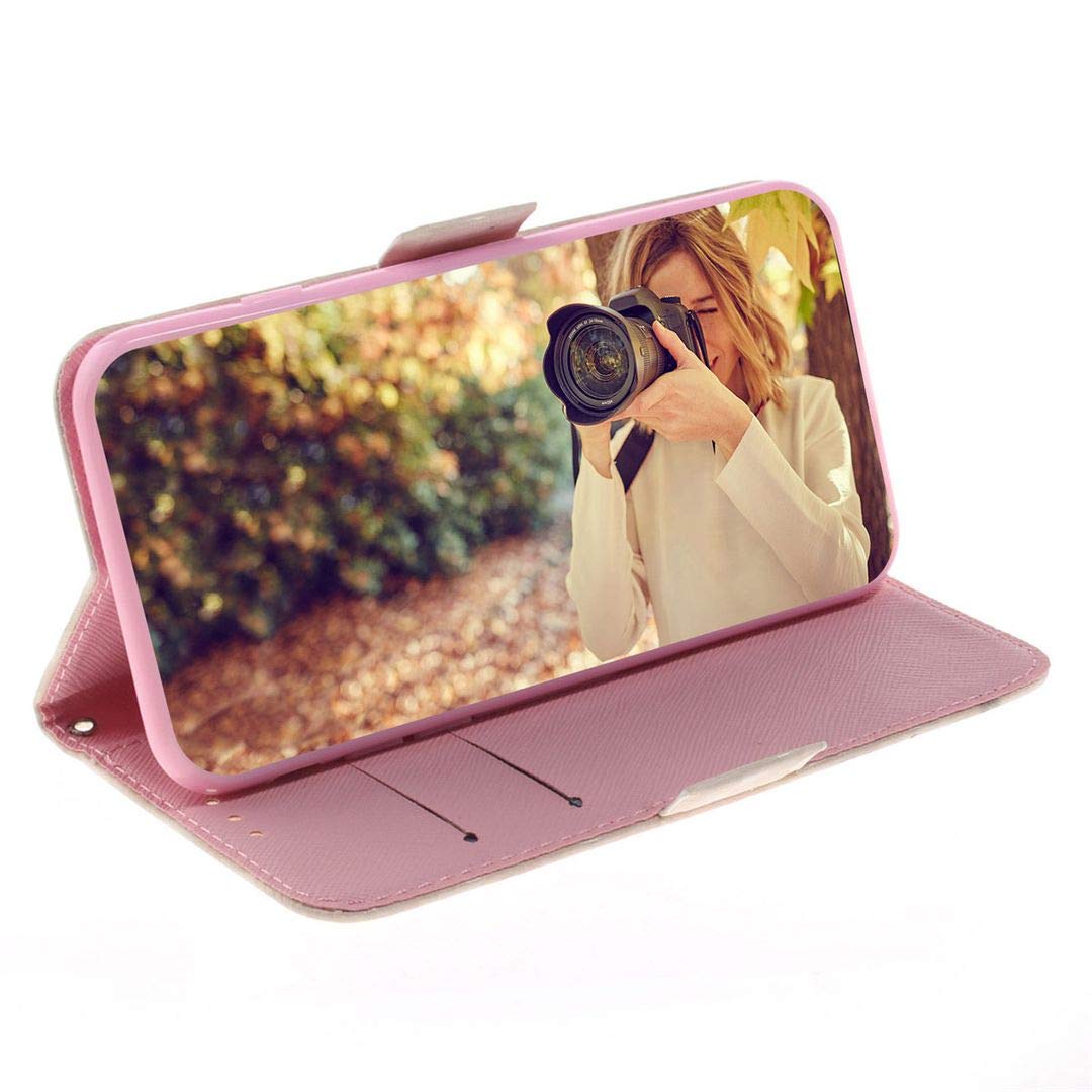 SATURCASE Custodia per Xiaomi Mi 9T / Mi 9T Pro, in pelle PU, chiusura