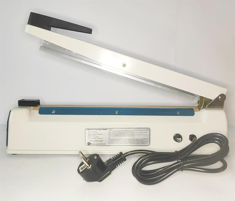 HeiGuno 300mm Forró Levegős Műanyaghegesztő Gép - Fehér Fóliahegesztő Készülék Elektromos Működéssel, 400W Teljesítmény, Automatikus Kikapcs