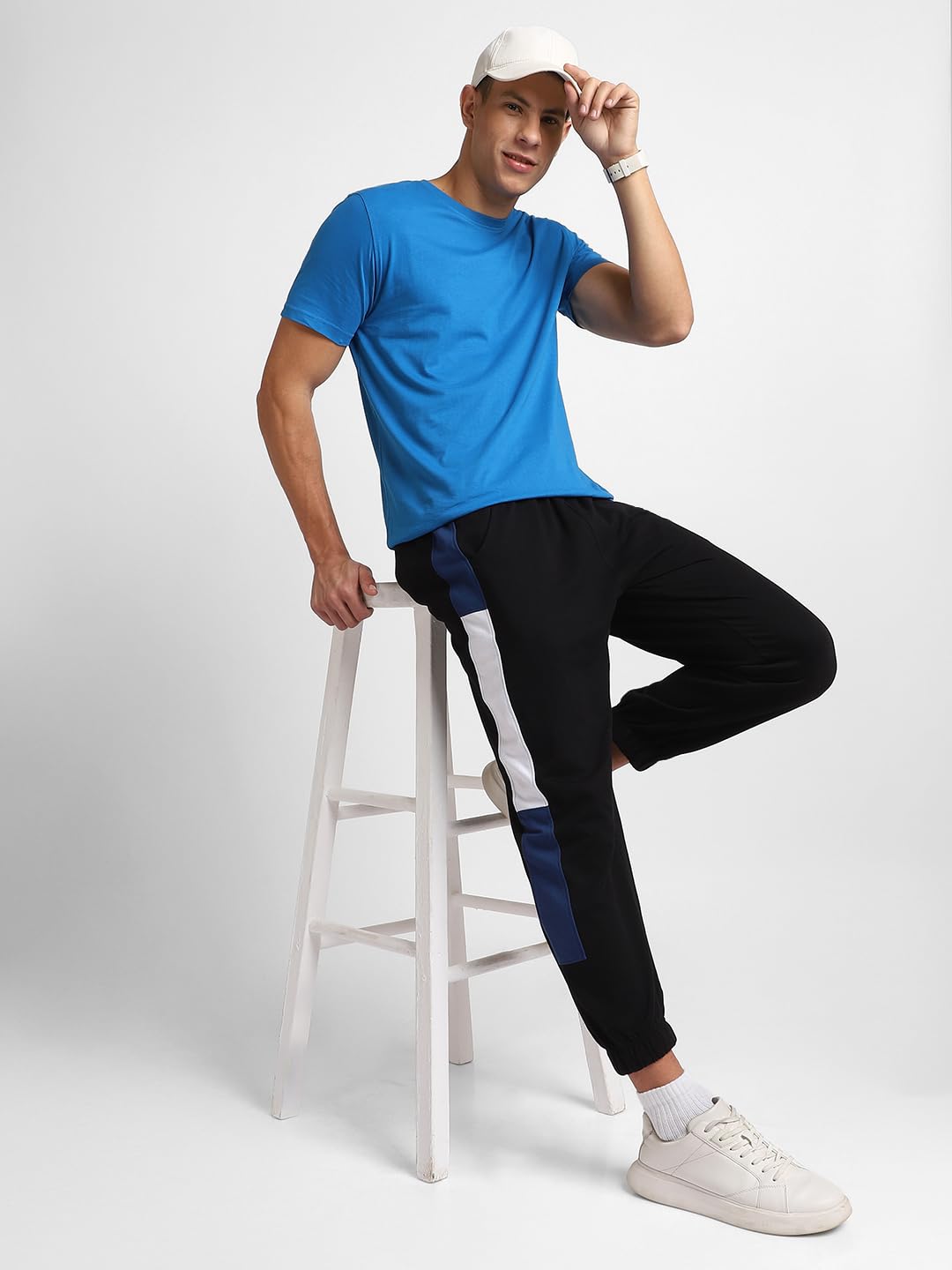 NOBERO Zaedn Joggery męskie jednolity czarny kolor slim fit nocny sen salon bieganie spodnie dresowe spodnie dresowe strój dla mężczyzn chłopców na co dzień siłownia sport bawełna