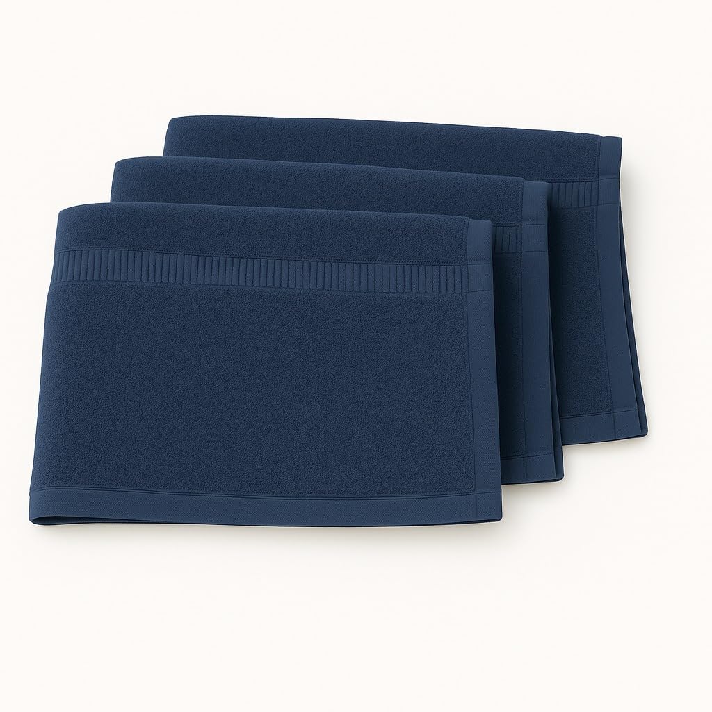 Soft Bamboo Face Towels - 3 Pack, Odor-Free -4
