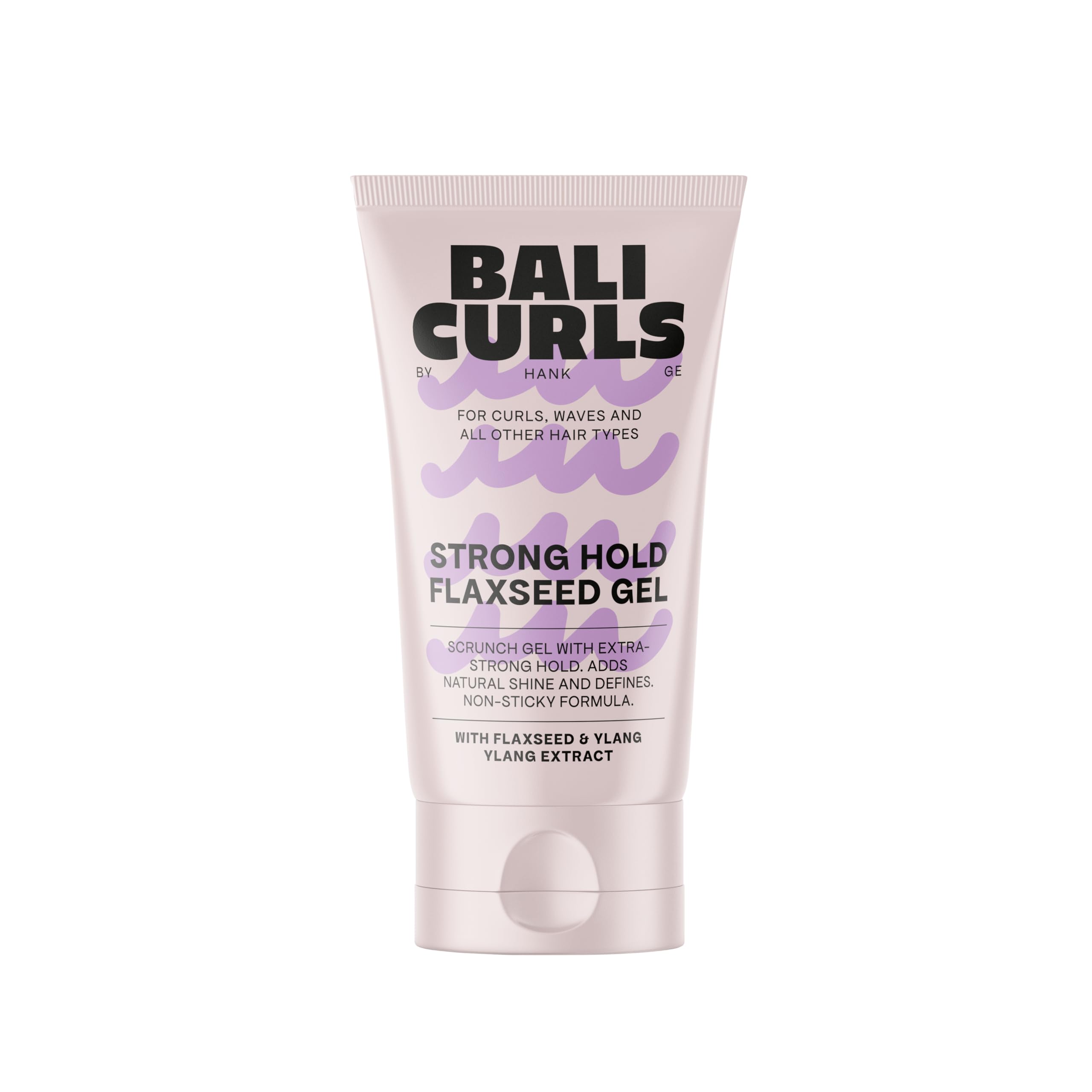 Bali Curls Strong Hold Flaxseed Gel – Curl Defining Styling Gel for Curly, Wavy & Afro Hair with Anti-Frizz Control and Lasting Definition, 150 ml