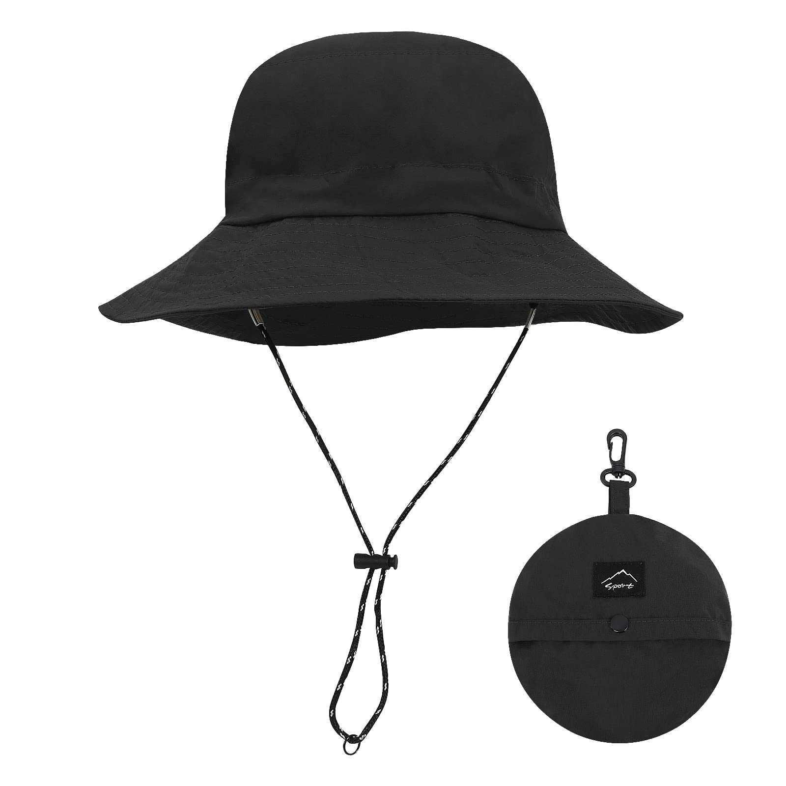 HORADON Safari Hat UPF 50+ Water Repellent Nylon Foldable UV Sun Hat