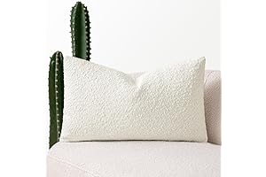 MIULEE Rectangle Throw Pillow Covers 12x20 Inch