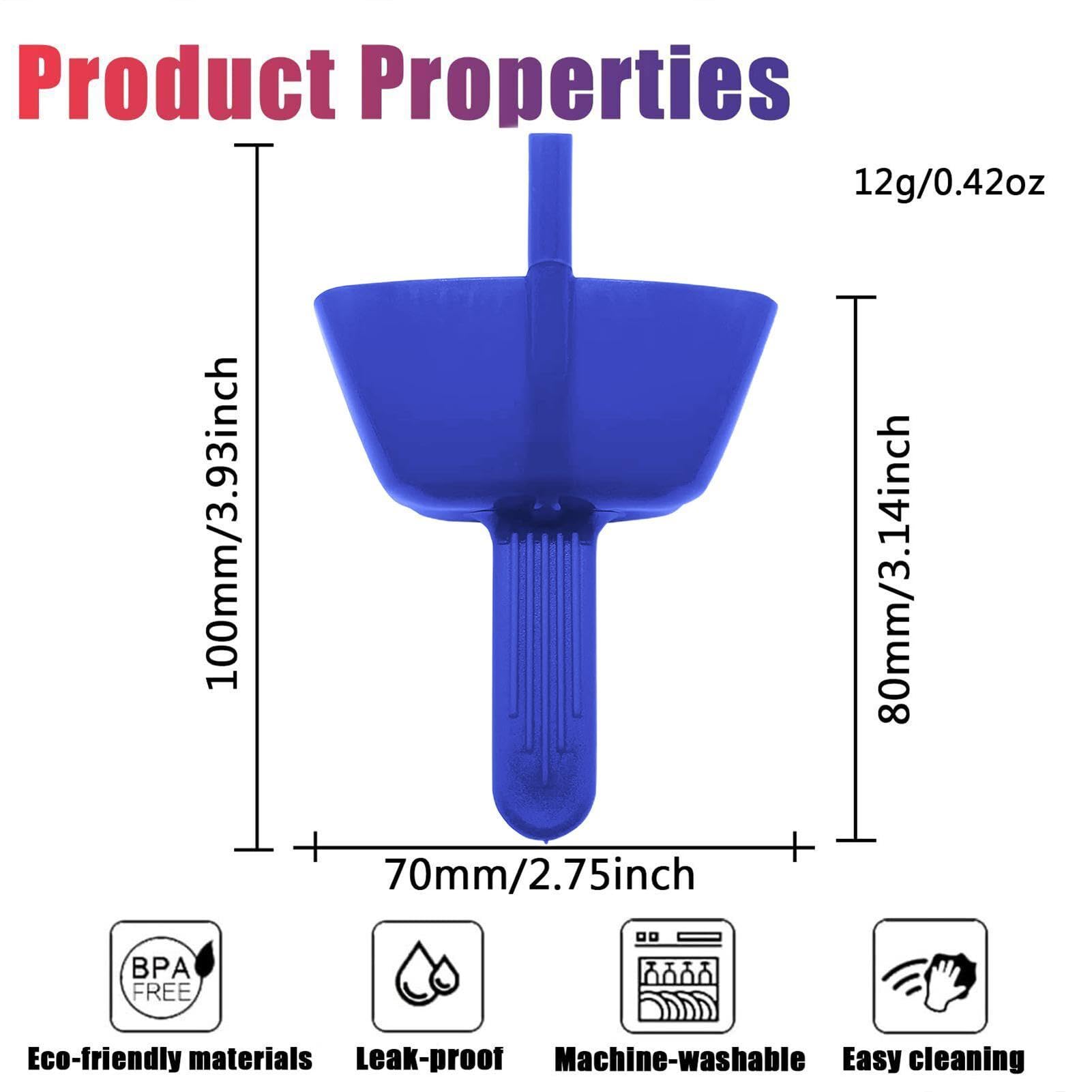 Portaghiaccioli Antigoccia Per Bambini - 5 Pezzi Con Cannuccia, Vassoio Profondo, Manico Antiscivolo - Foto 7