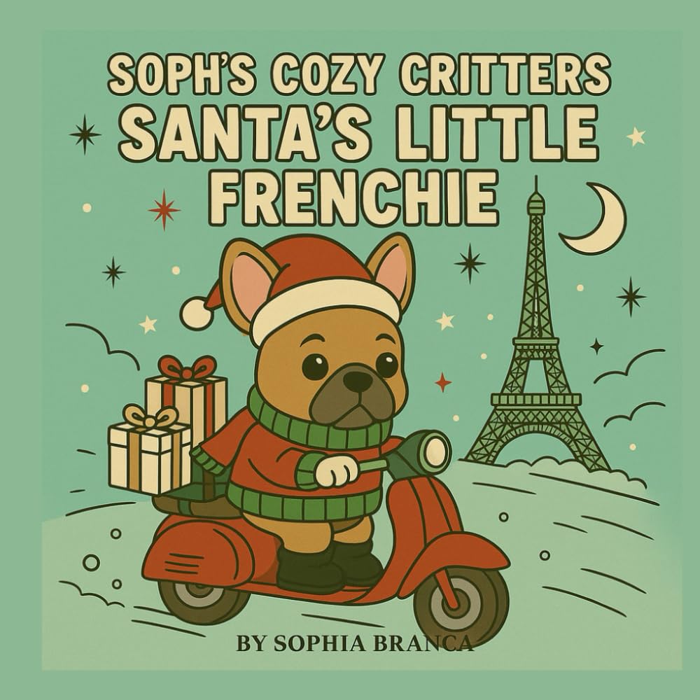 Santa’s Little Frenchie: A Cozy Christmas French Bulldog Coloring Book Filled with Cute Winter Outfits, Festive Holiday Scenes & Adorable Frenchie Ma: ... illustrations, and snowy Christmas adventures