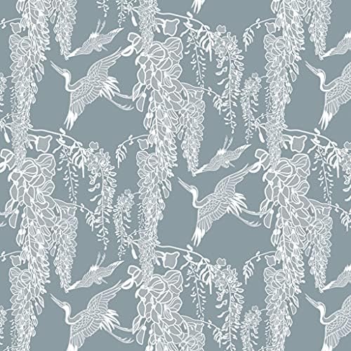 The Master Herbalist Fragrant FRESH LINEN Scented Drawer Liners in a CLASSICAL HERON Design (FOLDED)
