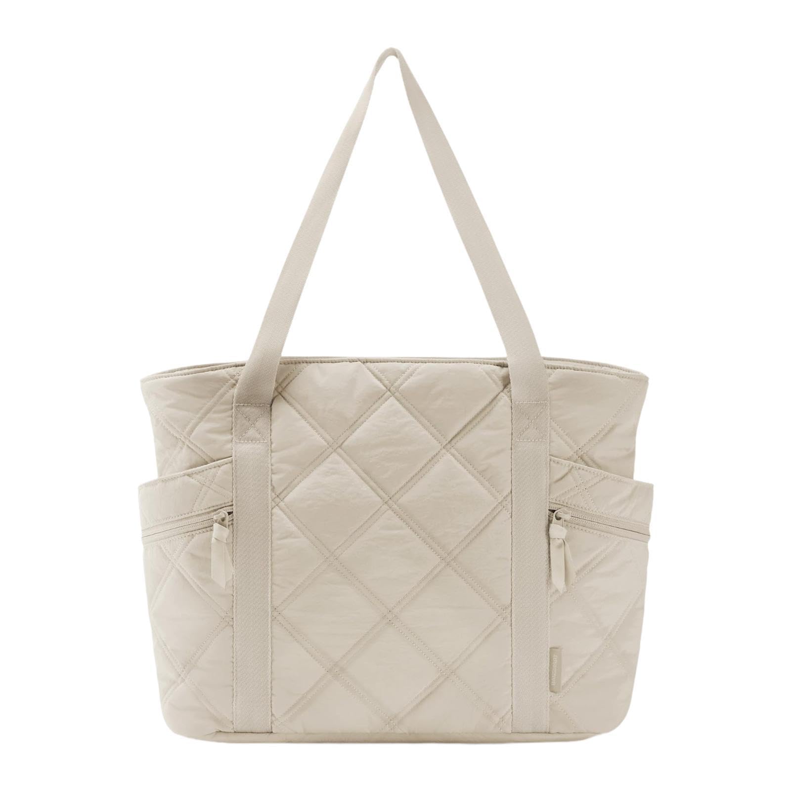CALANDIS® Women Bag Fashionable Trendy Girls Handbag for Travel Birthday Gift Shopping Beige | Womens Handbags & Bags-image-29