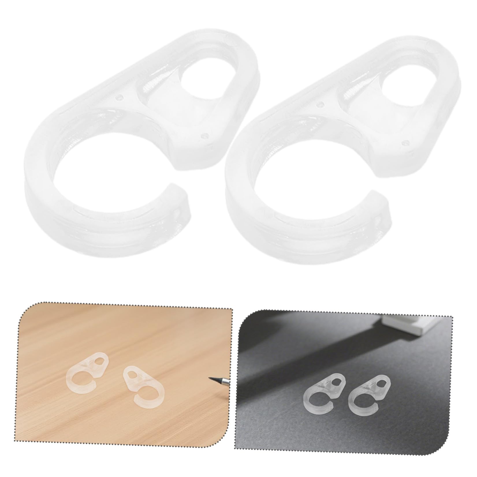 Ganci per Tende in Plastica 80 Pezzi Eccezionale Durata e Design Moderno, per Decorazioni Casa e Accessori Bagno Versatili