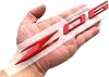 1Pc Z06 Emblems 3D Badge Nameplate Letter Compatible with 2023-2024 C8 85623536 OEM Size (Red)