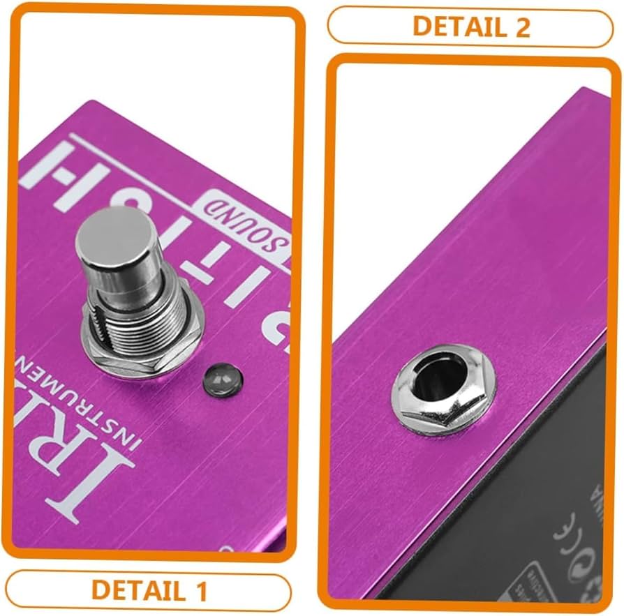 Amazon.co.jp: エレキ ギター エフェクター パープル ペダル