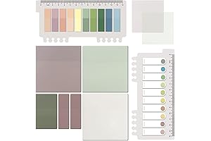 ELII Transparent Memo Pad: Crystal Clear Notes for Seamless Annotation