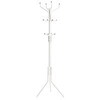 SONGMICS Appendiabiti da Terra, Attaccapanni Autoportante in Metallo