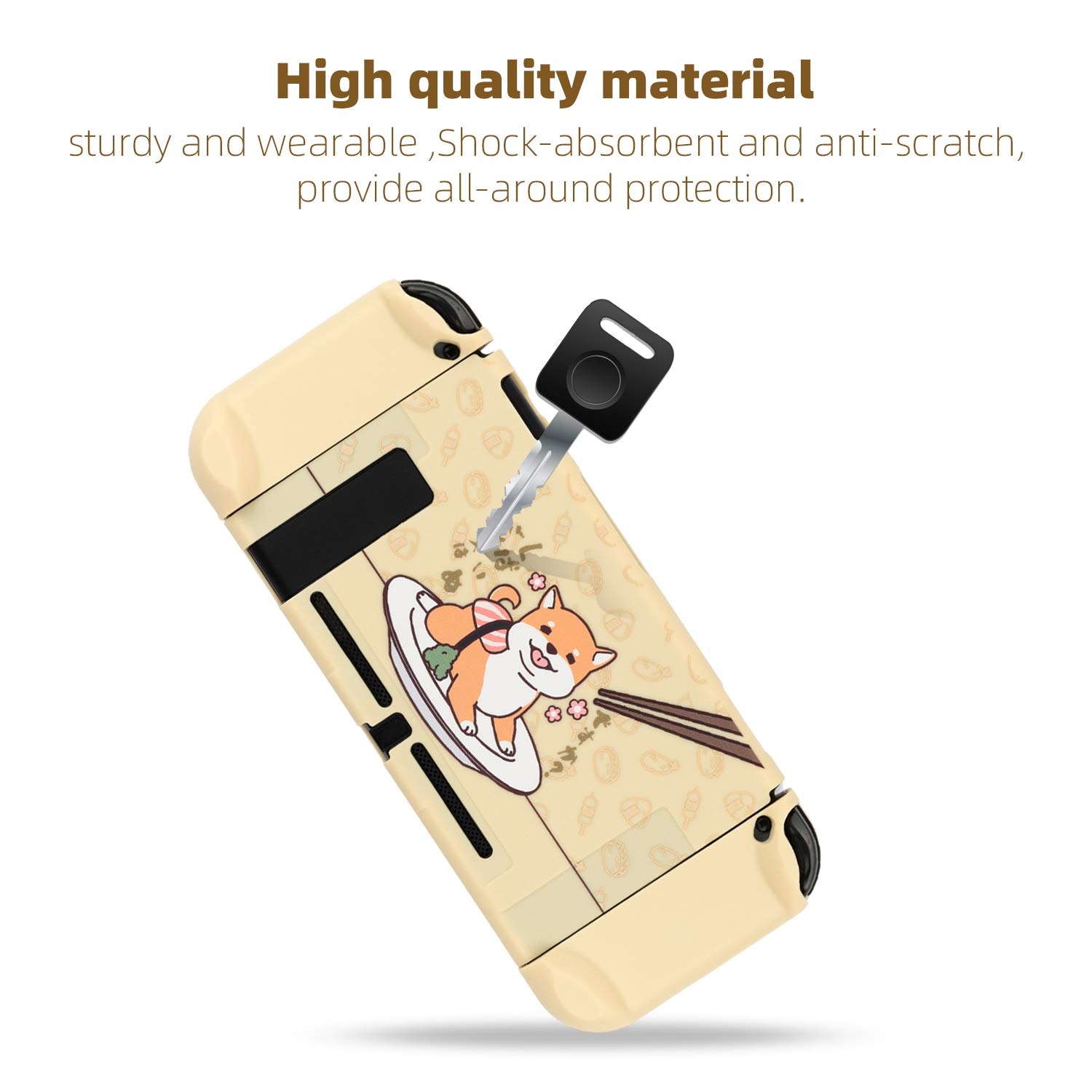 Nintendo Switch - shiba GeekShare Protective Case Slim Cover Case Compatible with