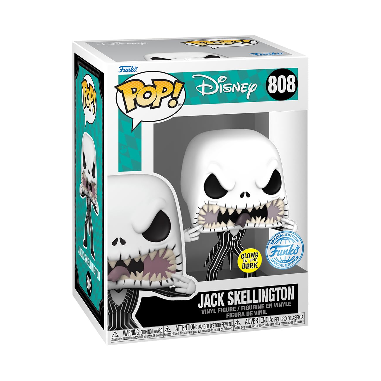 Funko Pop! & Tee: Disney, Jack Skellington, Extra Large, (XL), Disney: the Nightmare Before Christmas, T-Shirt - Image 3