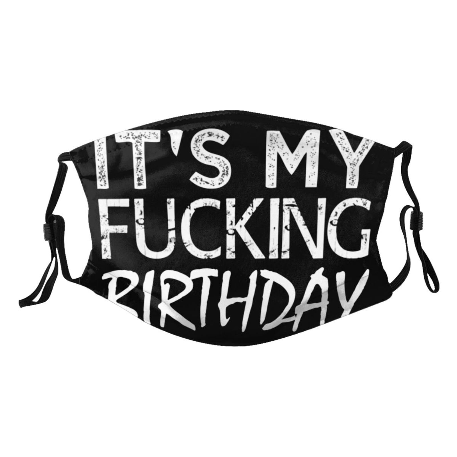 It's My Fucking Birthday Adult Dust Mask Adjustable Dust Face with 2 Filter