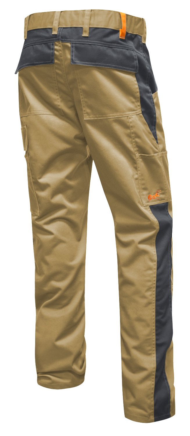 strongAnt Pantalones de Trabajo de Carga elástica con Rodilleras, Bolsillos y Cremallera para Hombre — view 28