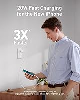 Vista 2 de Anker Nano - Cargador rápido compacto para iPhone, 20W PIQ 3.0, PowerPort III USB-C, para dispositivos 1212 Mini 12 Pro 12 Pro Max, Galaxy, Pixel