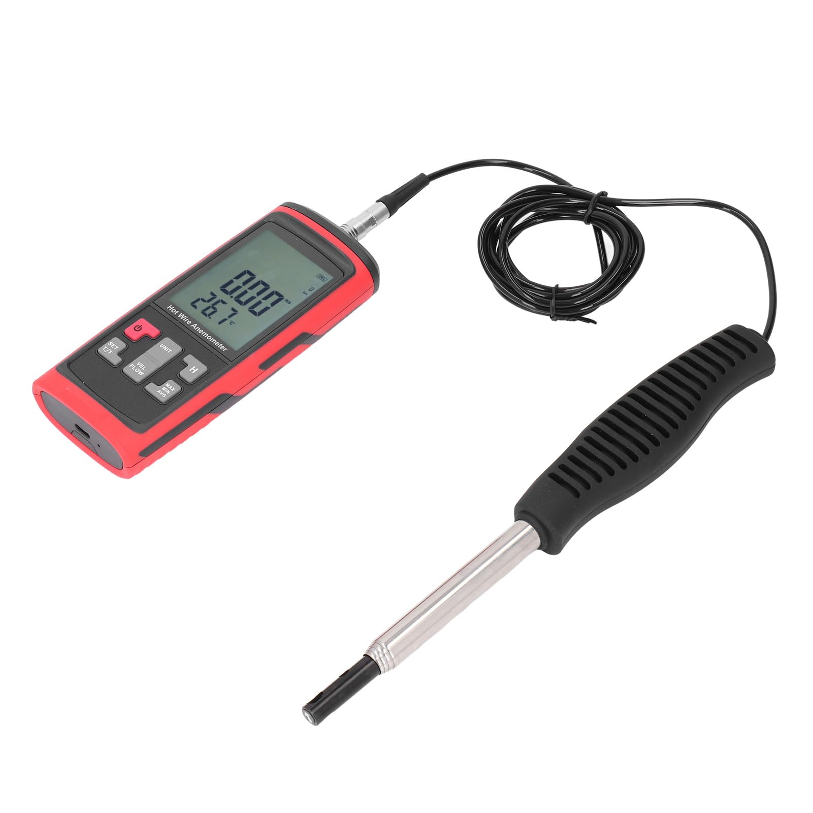 Digital Anemometer Meter Sensor for Offshore Operations Drone Pipeline Environment Air Ve, Digital Display Handheld Anemometer Measuring Meter Anemometers