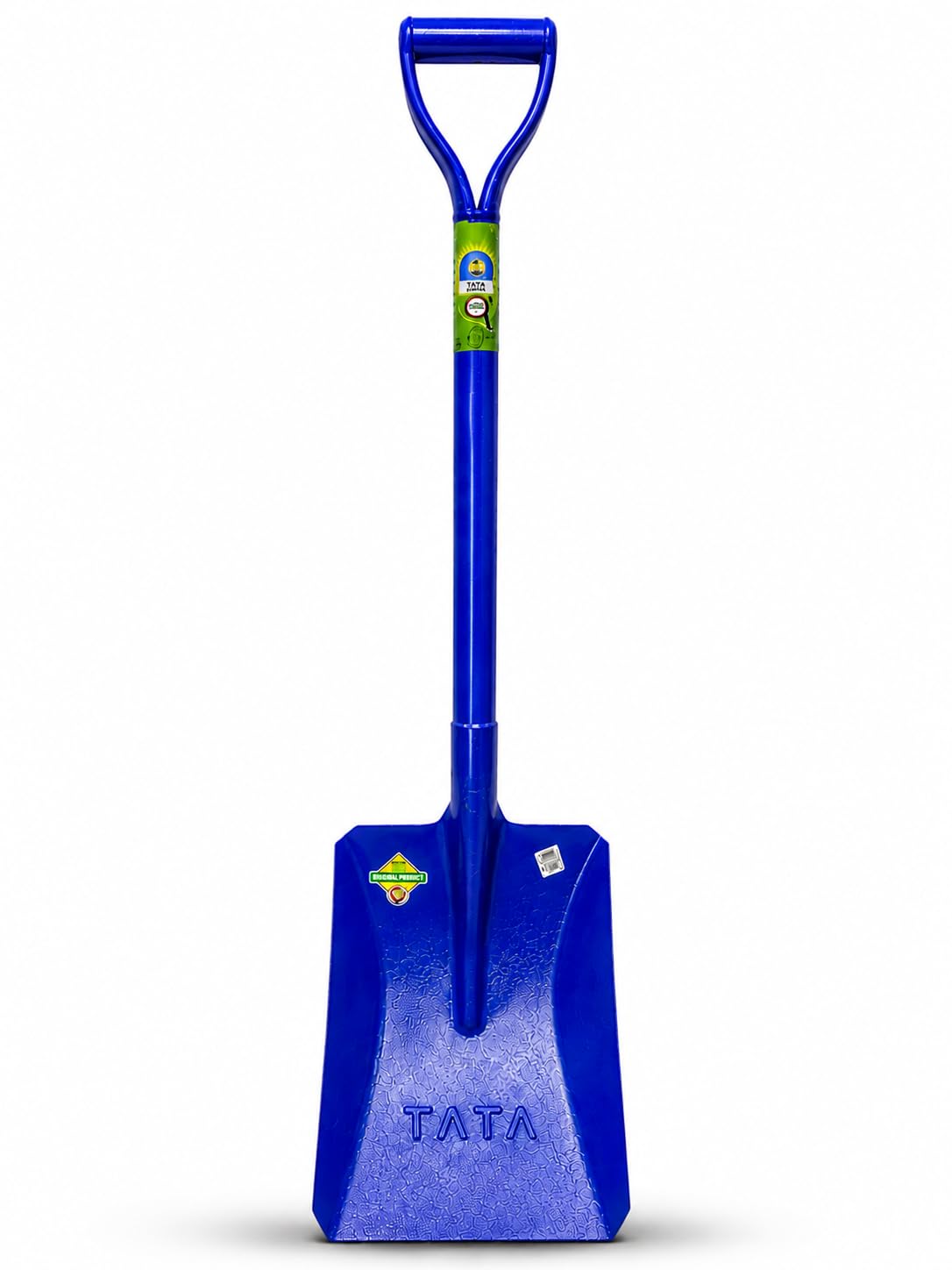 TATA Agrico Steel Shovel with D-Grip Handle, 2.2 kg, Blue Blade, Unbreakable Premium Handle, for Digging and Gardening, Heavy Duty [Belcha]-image-24