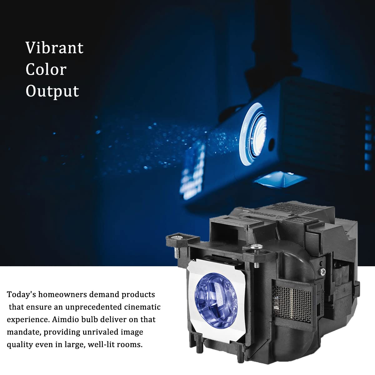 Bombilla lámpara de Proyector para EPSON ELPLP87 EB-535W EB-536Wi EB-520 EB-525W EB-530 EB-2140W EB-2040 EB-530S V13H010L87