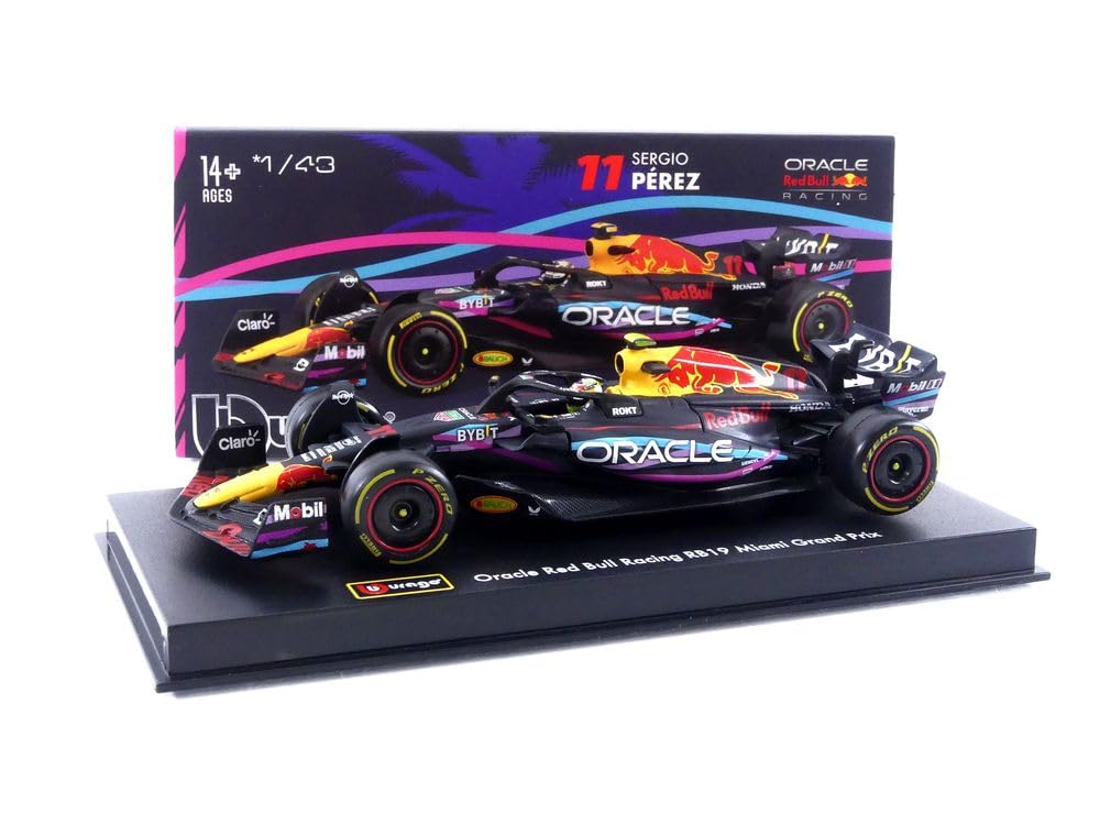 1/43 レッドブル RB19 マイアミGP S.ペレス 限定BOX Amazon.com: Bburago - Red RB19 - Miami GP 2023-1/43 : Arts, Crafts