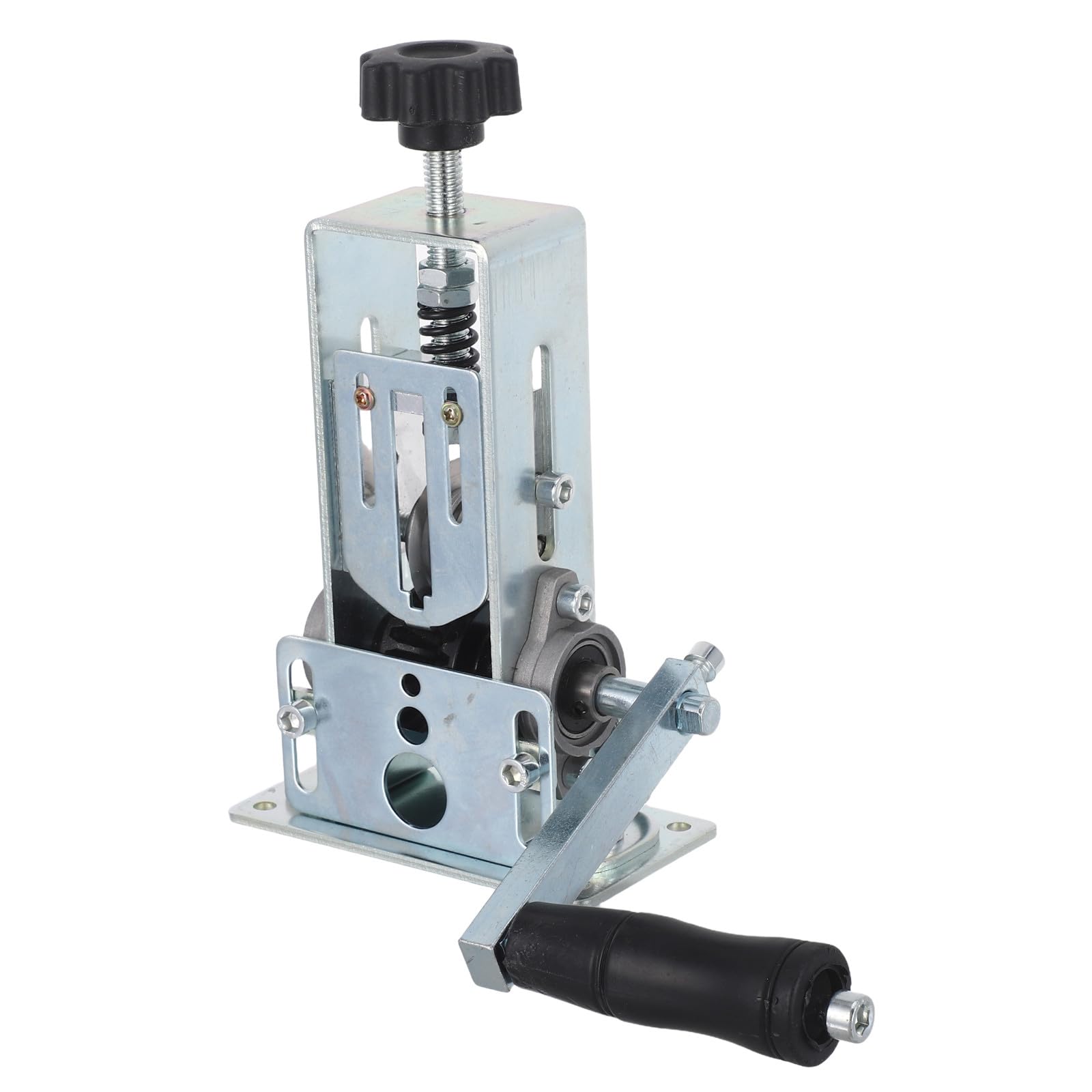 INOOMP Spellafili a Manovella Portatile in Metallo, Piccolo Utensile Spelafili Multifunzione per Cavi 1-21 Mm, Macchina Spelafili Manuale per Elettricisti e Fai da Te, Compatibile