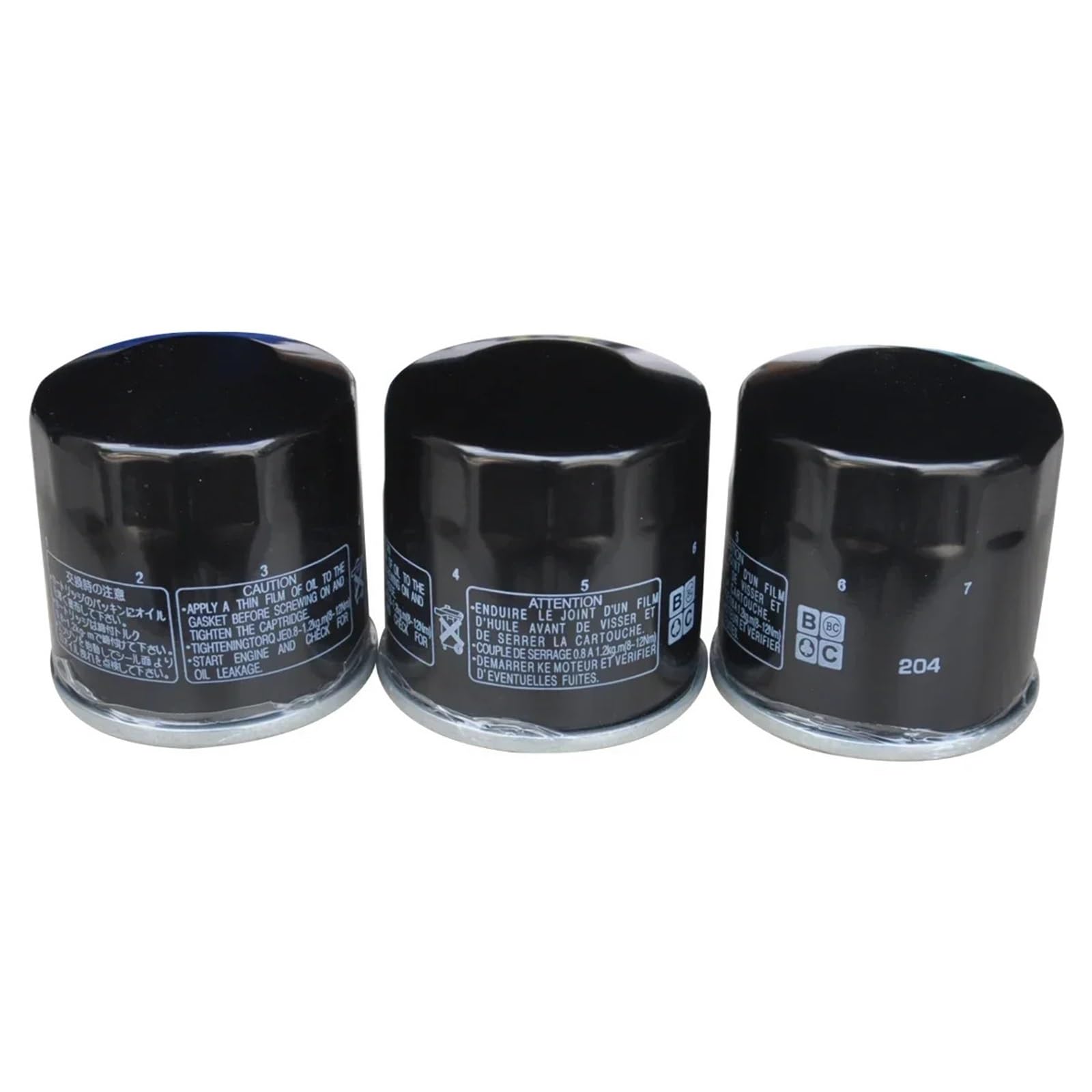Pasuje do filtrów oleju motocyklowego Honda CBR500R CB500X CB500F 2013 2014 2015 2016 2017 2018 2019 2020 2021 2022 filtr oleju motocyklowego(3pcs)
