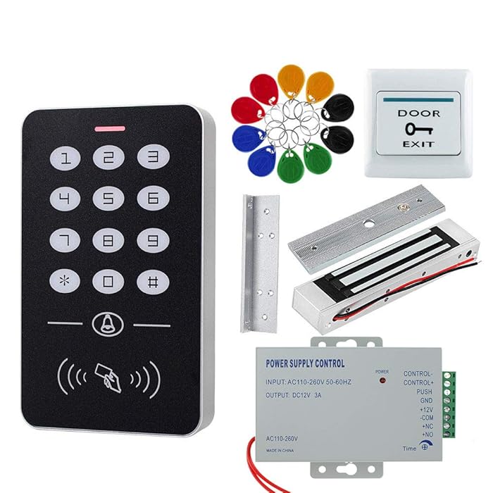 Buy LEXI Complete Access Control Set, 125KHz RFID Keypad(1000 Users