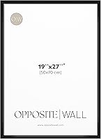 Vista 166 de Opposite Wall - Portarretratos de madera de roble macizo oscuro de 16 x 20 pulgadas - Ligero, versátil e inastillable - Póster o marco de fotos