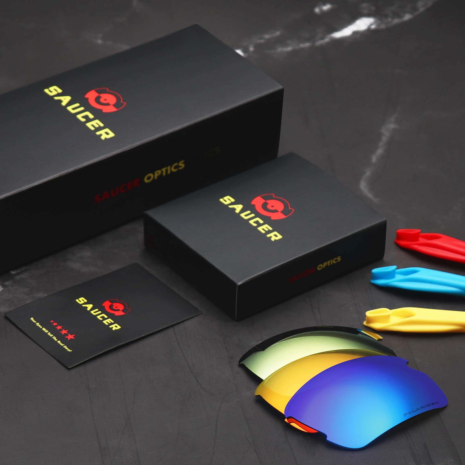 Saucer Lentilles de rechange et kits en caoutchouc de qualité supérieure pour lunettes de soleil Oakley Juliet