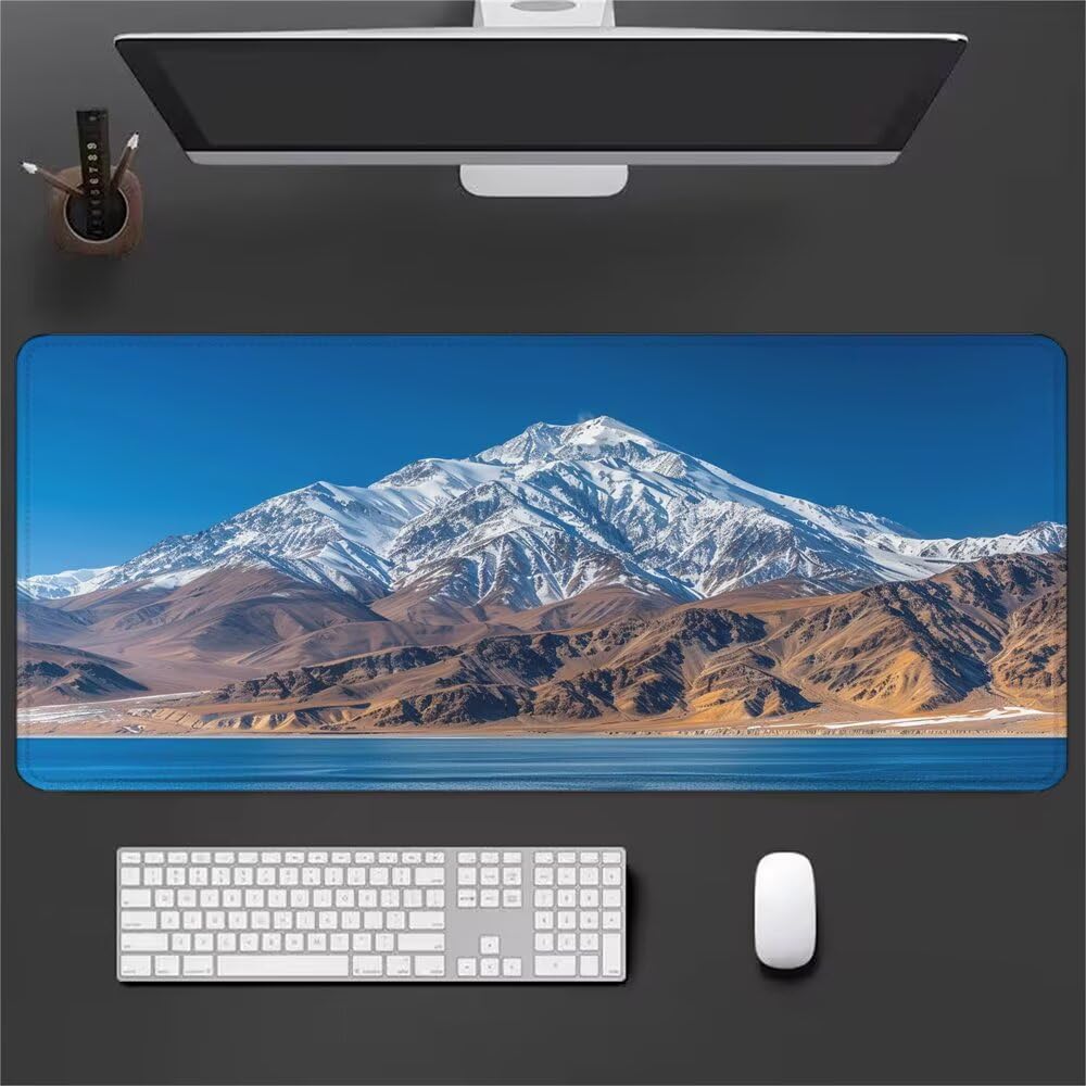Giapponese Tappetino Mouse XXL 1000x500x3mm, Gaming Tappetino Mouse Paesaggio Mousepad con Base in Impermeabile Gomma Antiscivolo per Tastiera, PC, Computer Ufficio Idea Regalo Festa del Papà X-924