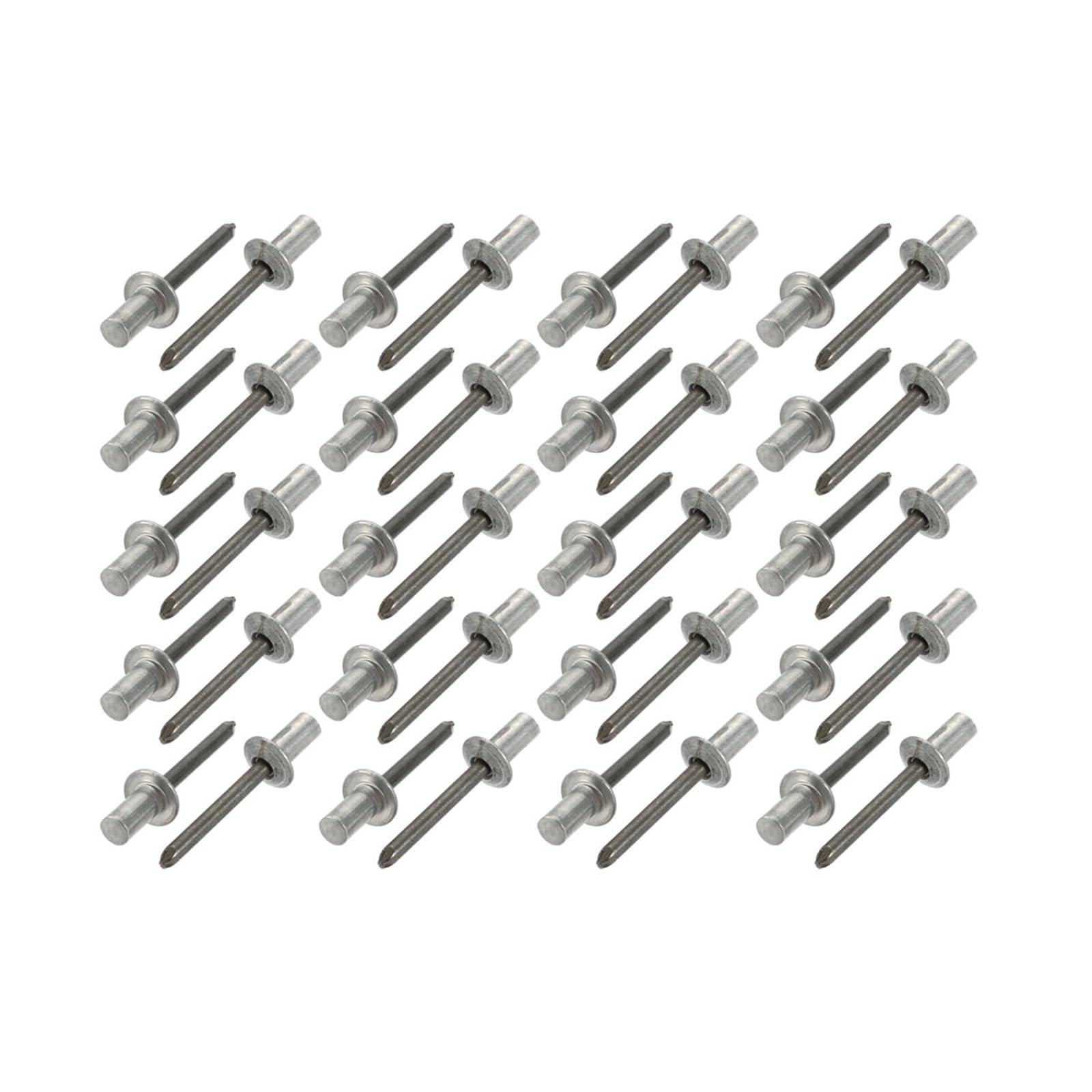 Aluminiowe nity zrywalne z okrągłym łbem kopułkowym